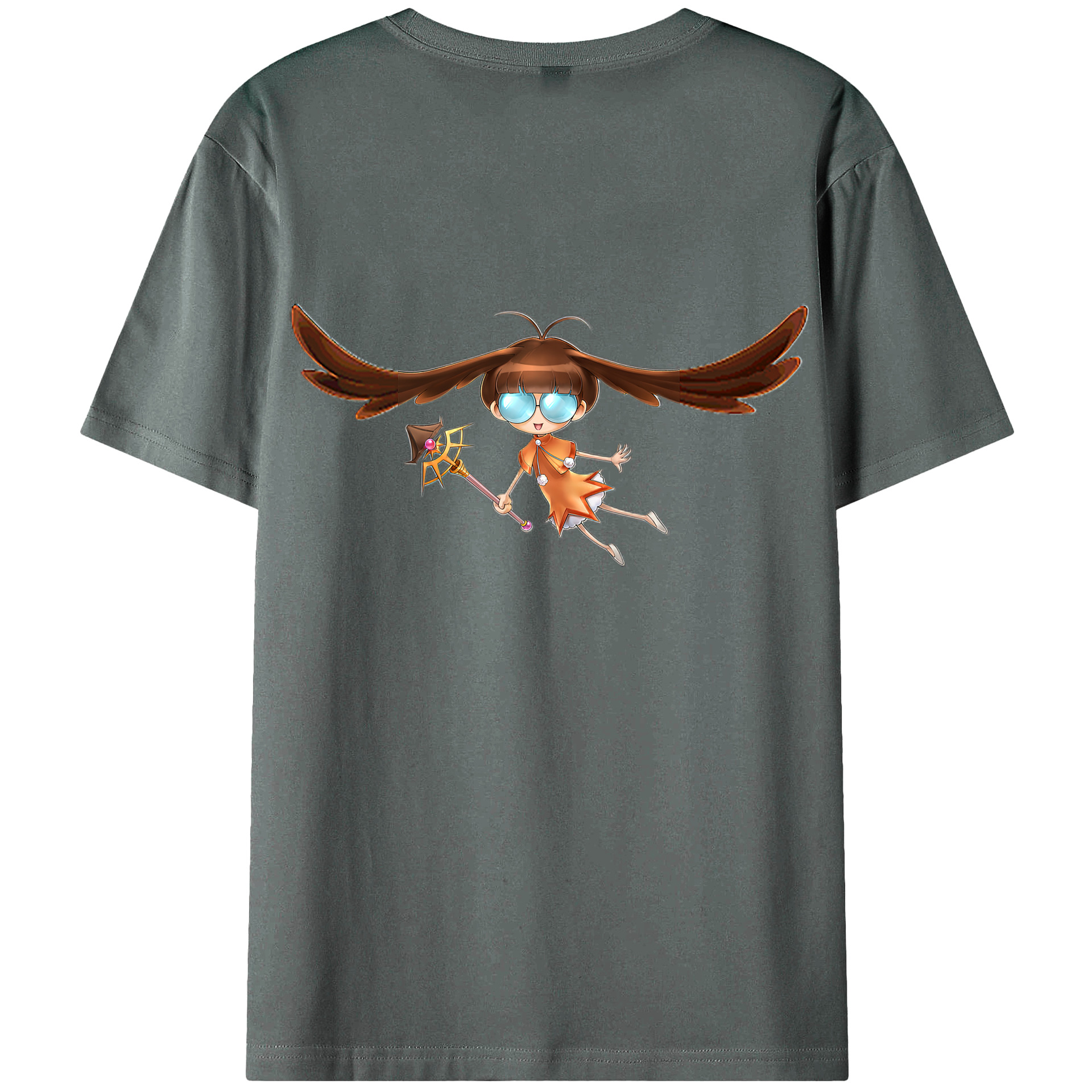 （画像用） 遊☆戯☆王 Yu-Gi-Oh! 綿100％半袖Tシャツ（背面プリント）